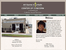 Tablet Screenshot of centerofconcernanniston.org